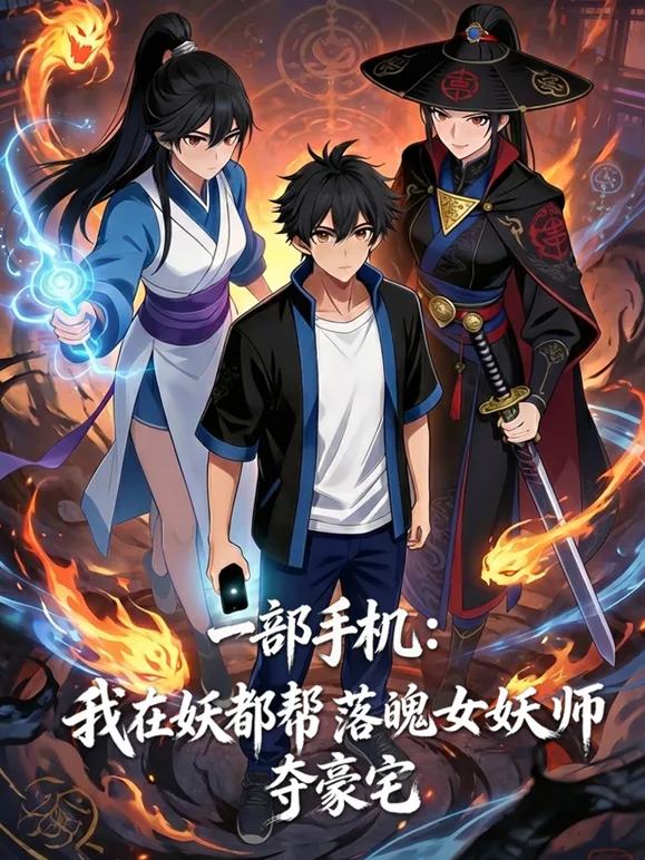 一部手机：我在妖都帮落魄女妖师夺豪宅动态漫画